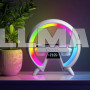 Ночник лампа колонка с беспроводной зарядкой G-Smart Light Sound Mini Machine XM-X63